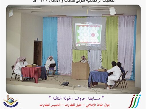 الفعاليات الرمضانية الأولى للشباب والأشبال 1432 هـ ( مسابقة حروف الجولة الأخيرة )